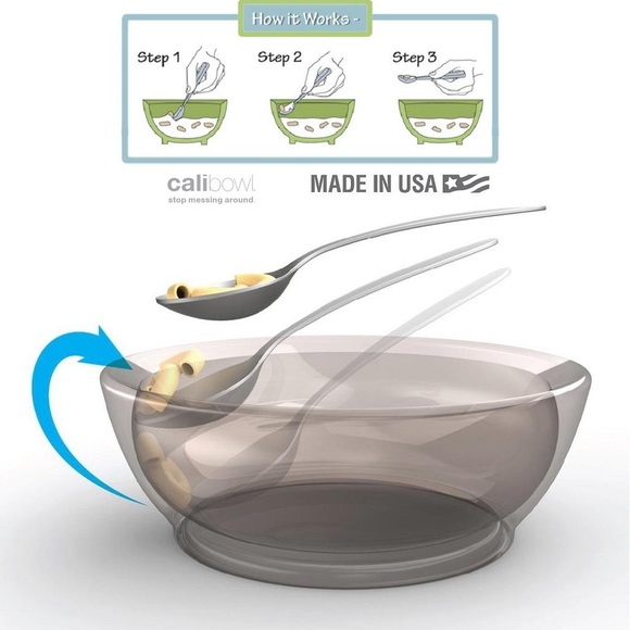 Yellow - CALIBOWL - 8oz (227ml) 4.5” dia. non-slip bowl - Picture 2 of 4